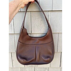 Vintage 90s COACH mint condition chestnut brown ergo shoulder bag J8U 9033